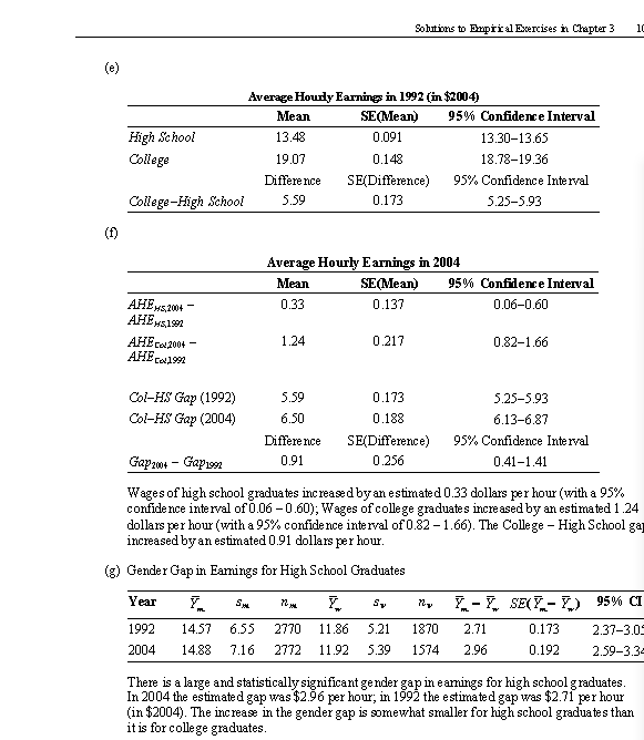 计量经济学课后答案_...e Stock计量经济学英文原版教材 第三版 课后答案 计量经济学与统计...